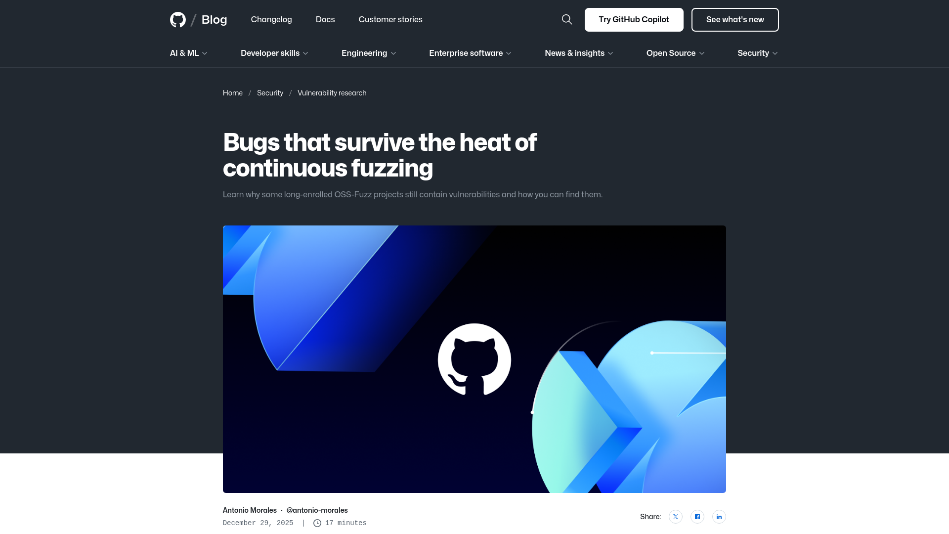 Bugs that survive the heat of continuous fuzzing - The GitHub Blog