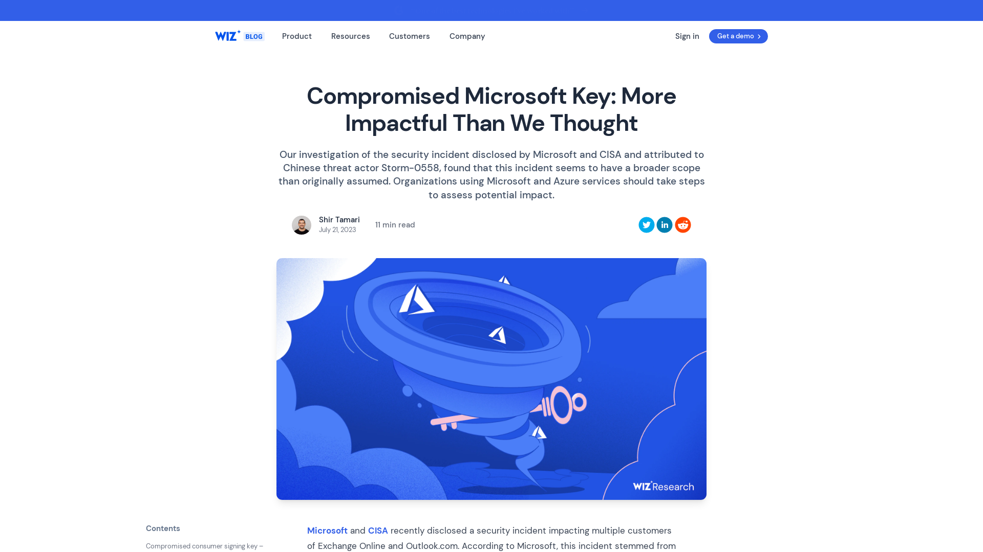 Compromised Microsoft Key: More Impactful Than We Thought | Wiz Blog