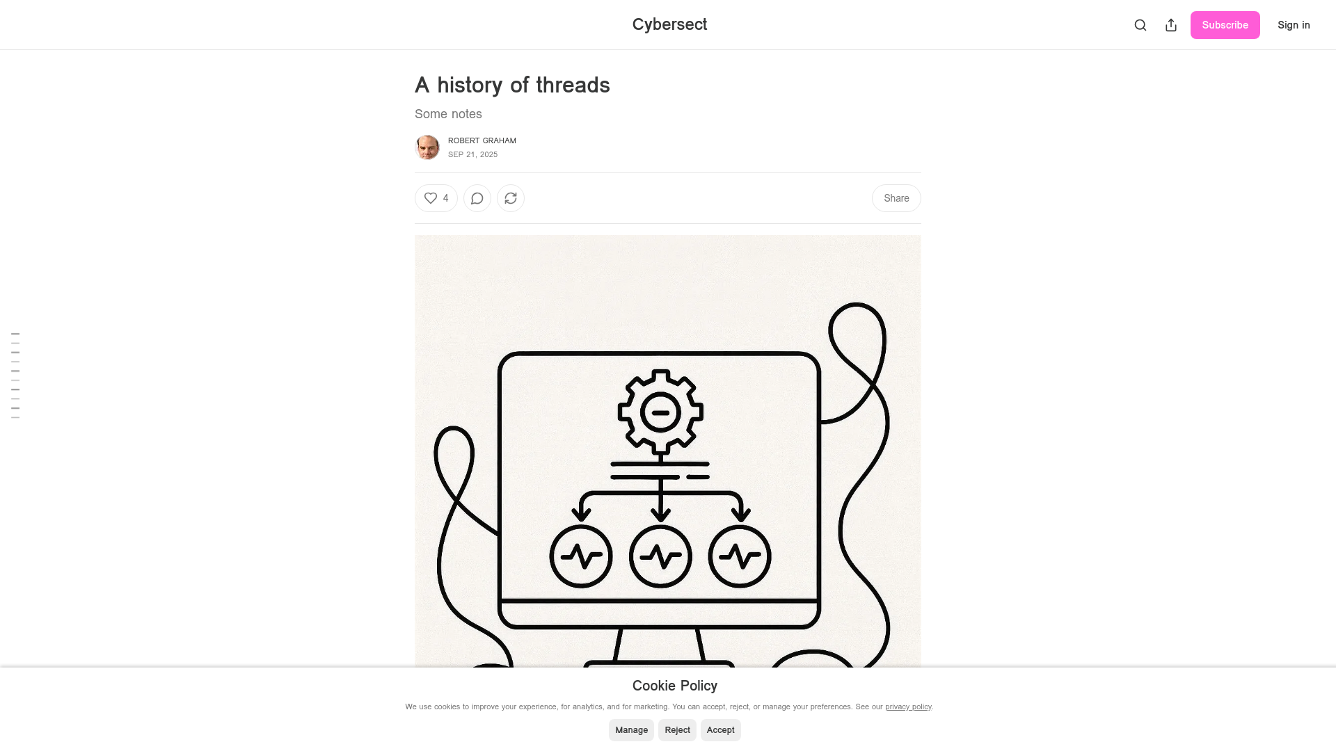 A history of threads - by Robert Graham - Cybersect