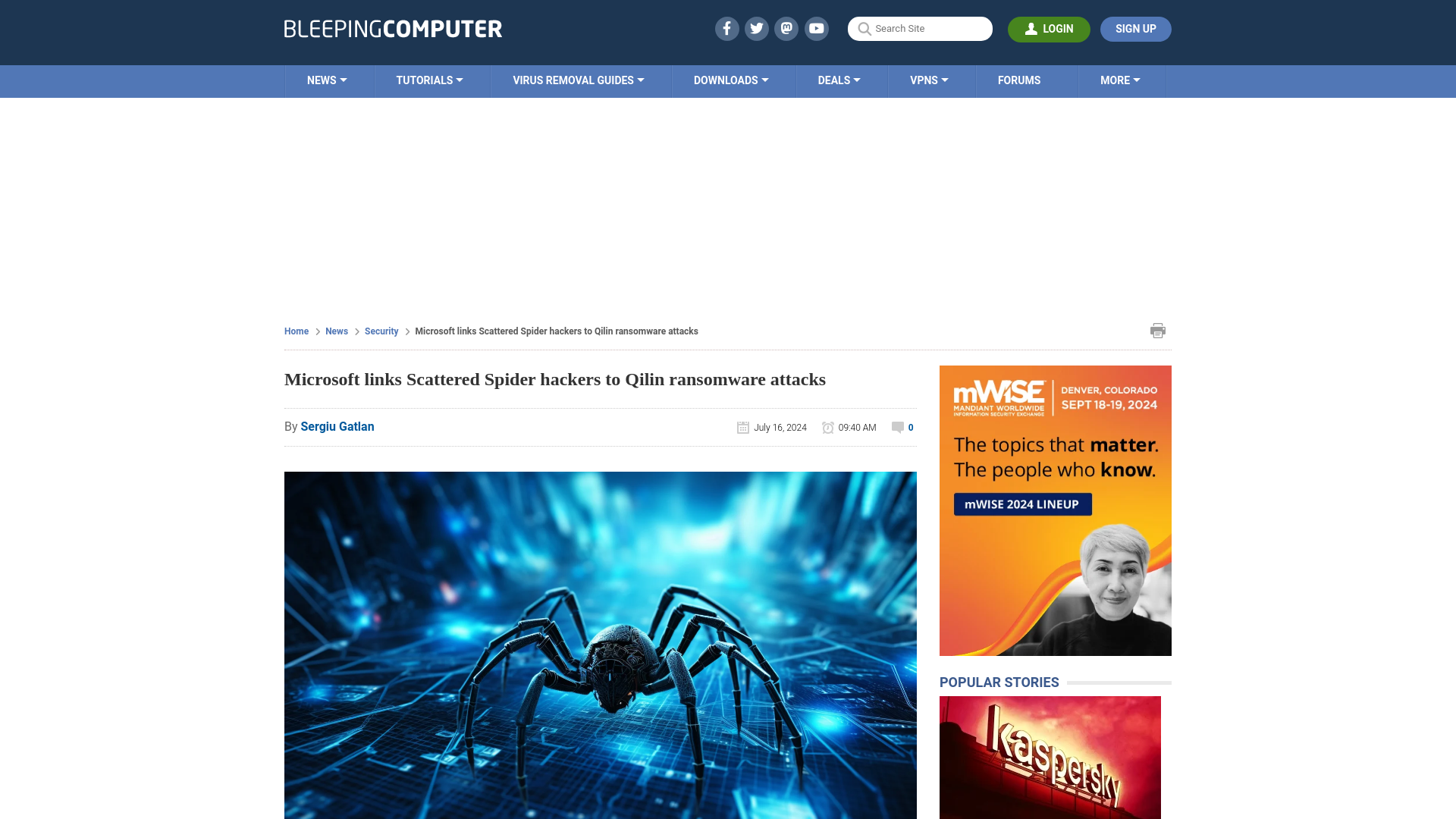 Microsoft links Scattered Spider hackers to Qilin ransomware attacks