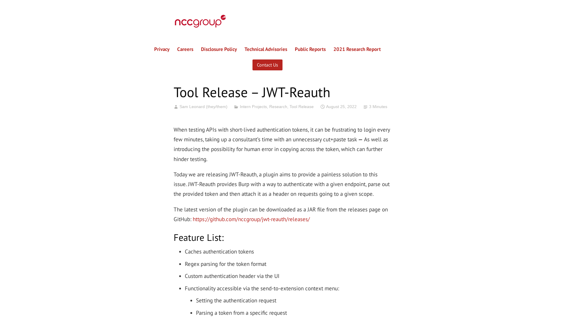 Tool Release – JWT-Reauth – NCC Group Research