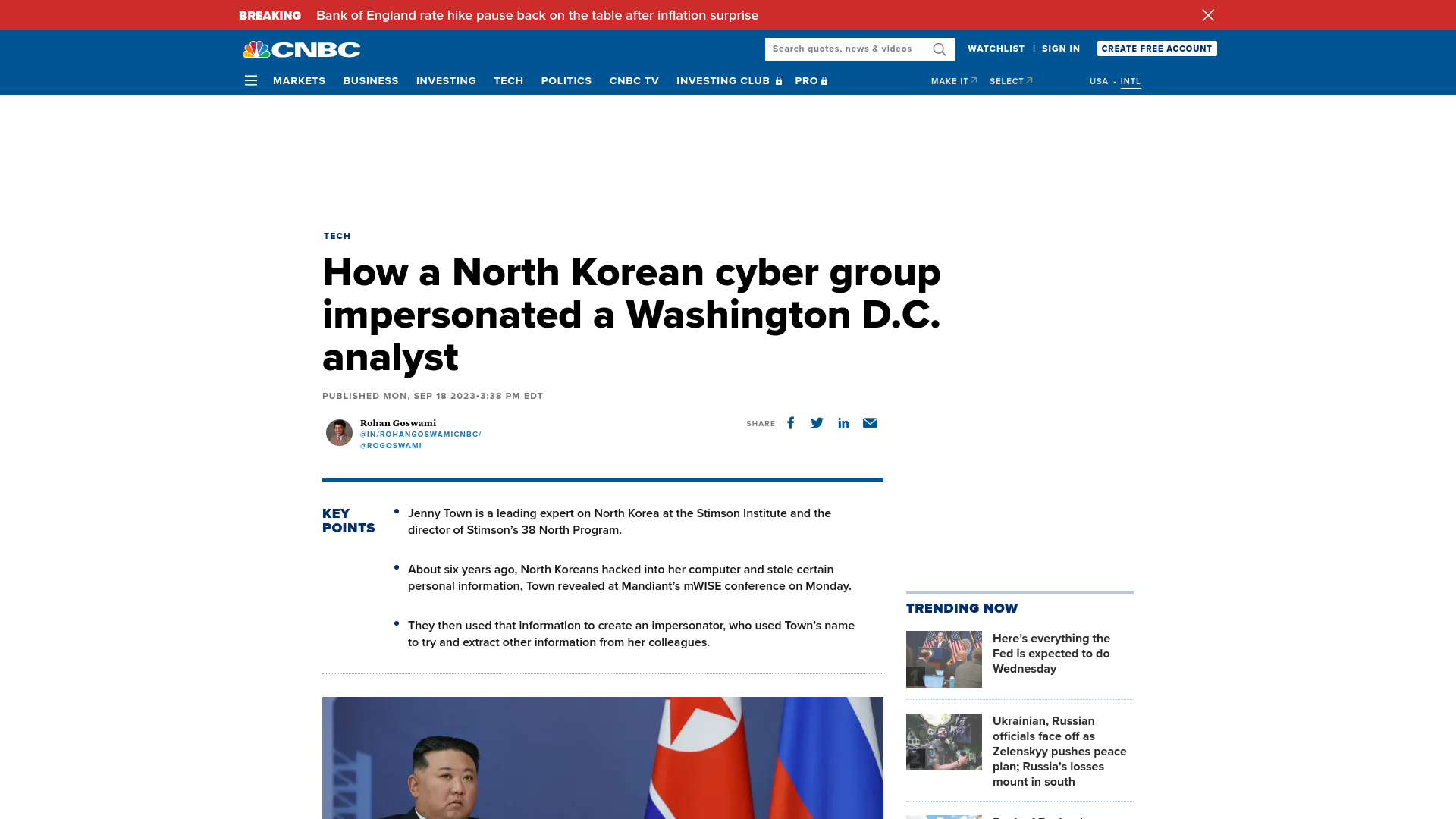 How a North Korean cyber group impersonated a Washington D.C. analyst