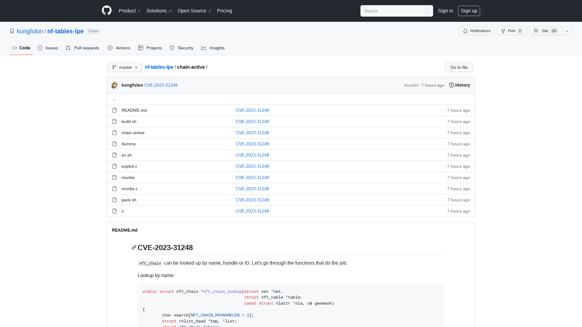 nf-tables-lpe/chain-active at master · kungfulon/nf-tables-lpe · GitHub