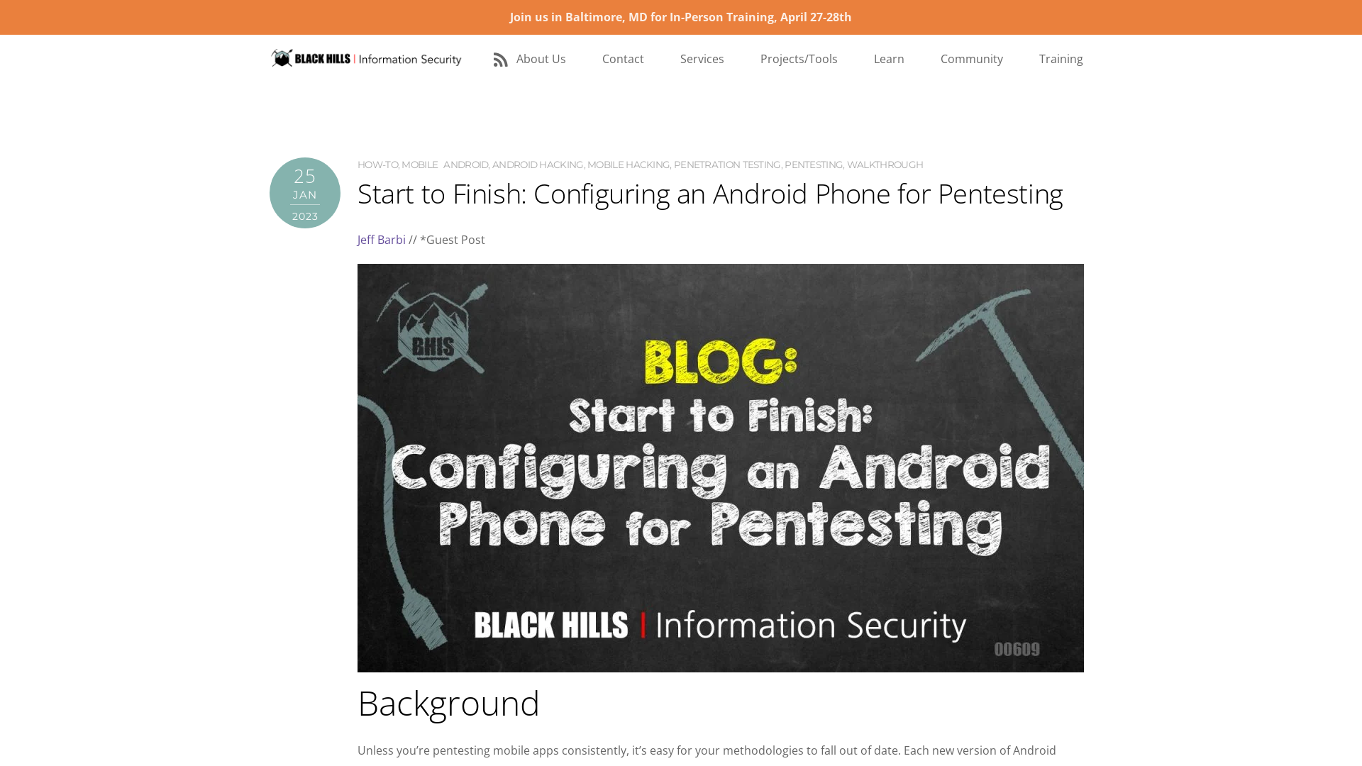 Start to Finish: Configuring an Android Phone for Pentesting - Black Hills Information Security