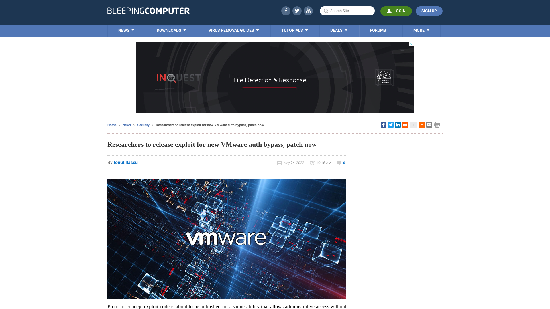 Researchers to release exploit for new VMware auth bypass, patch now