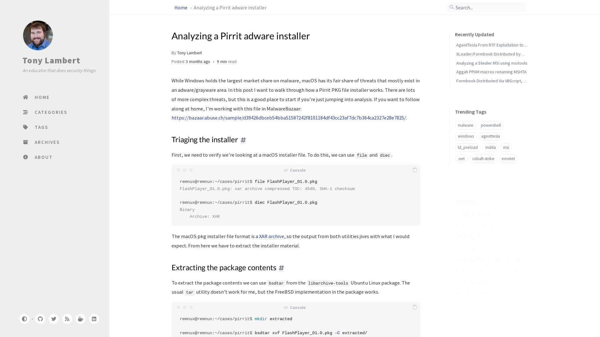 Analyzing a Pirrit adware installer | Tony Lambert