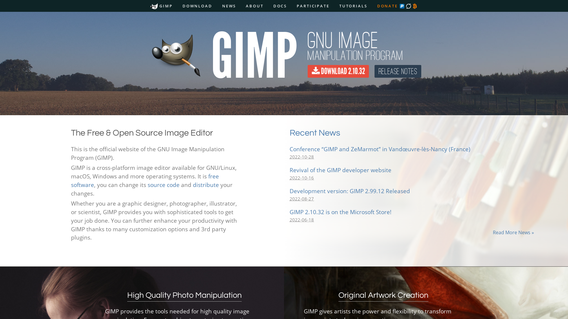 GIMP - GNU Image Manipulation Program