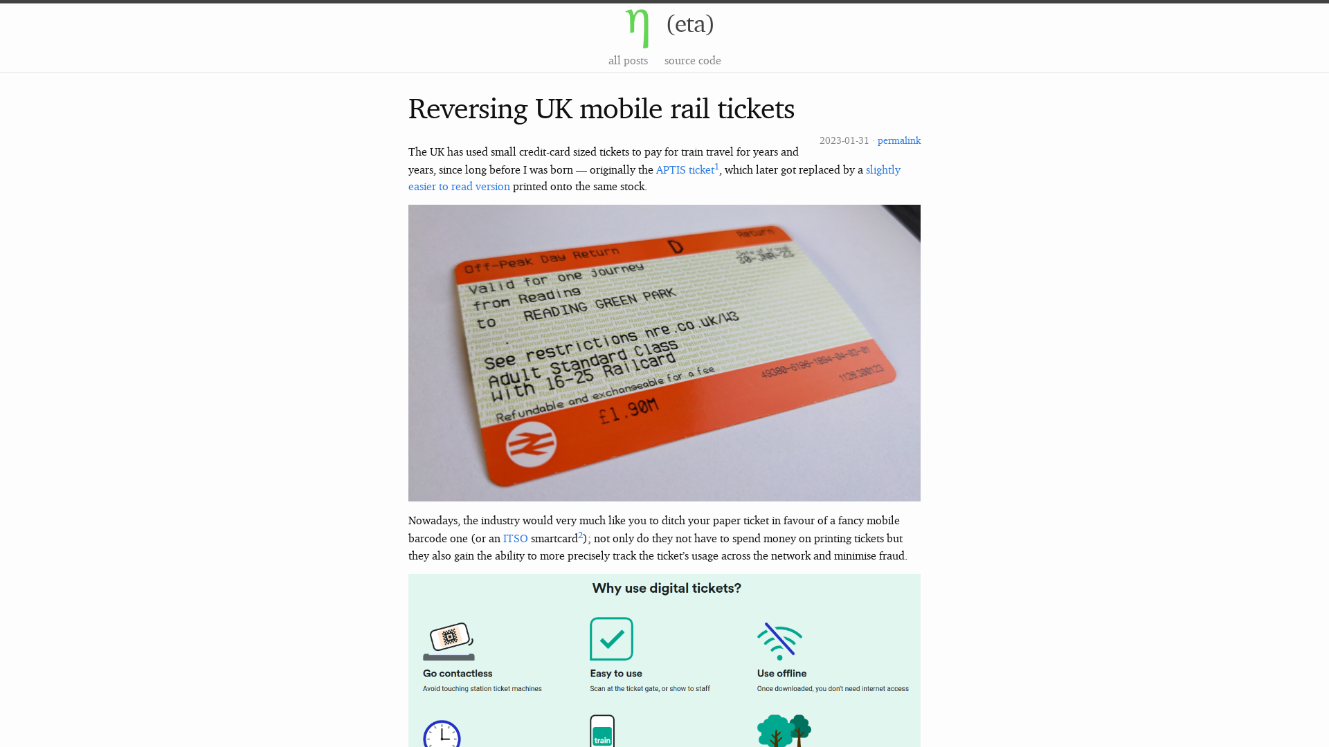 Reversing UK mobile rail tickets