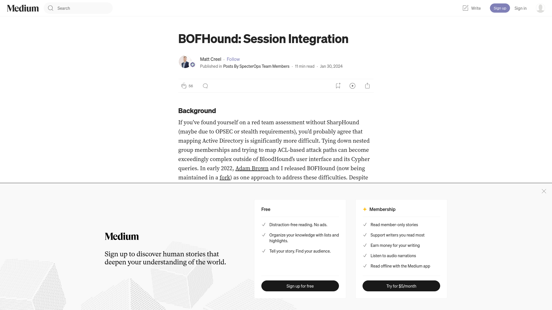 BOFHound: Session Integration. Manually Enumerating Non-LDAP Data for… | by Matt Creel | Posts By SpecterOps Team Members