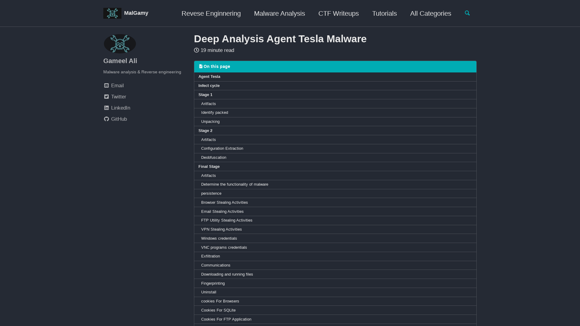Deep Analysis Agent Tesla Malware - MalGamy