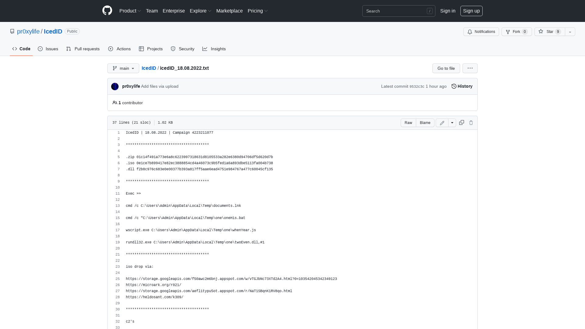 IcedID/icedID_18.08.2022.txt at main · pr0xylife/IcedID · GitHub