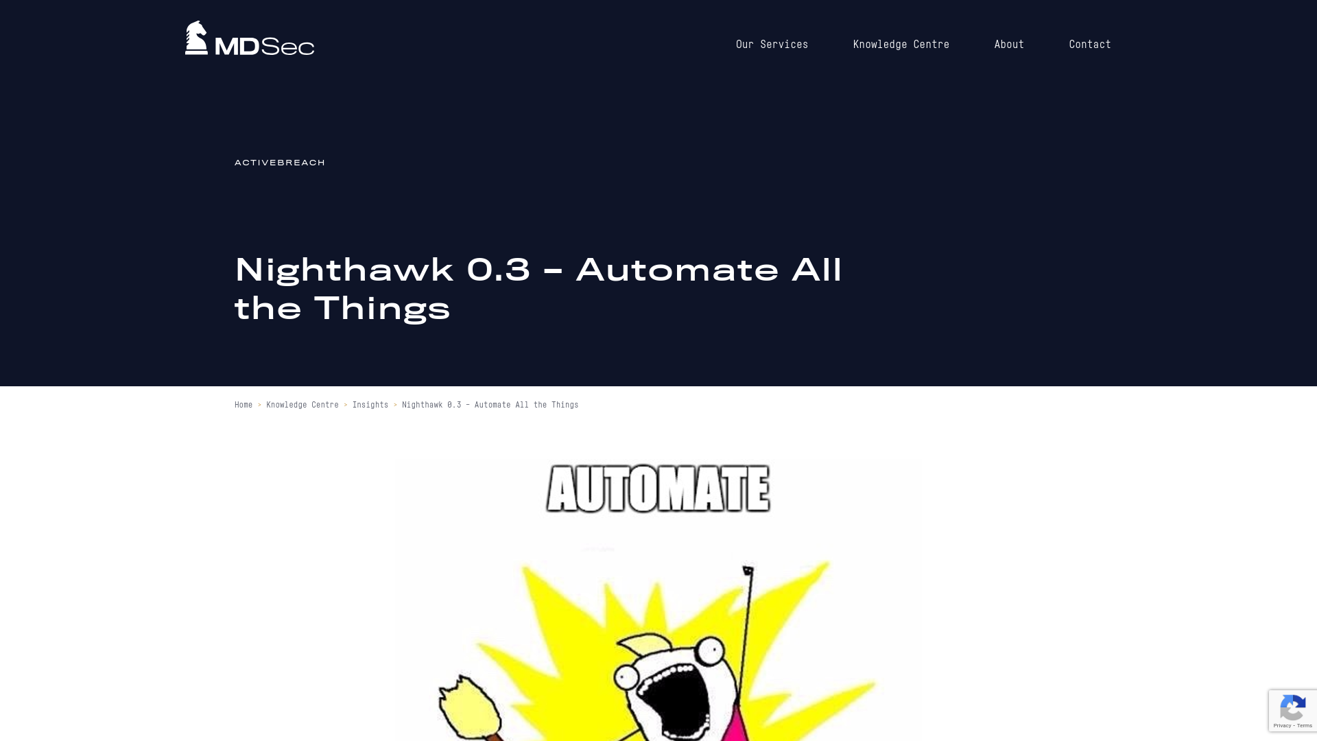 Nighthawk 0.3 - Automate All the Things - MDSec