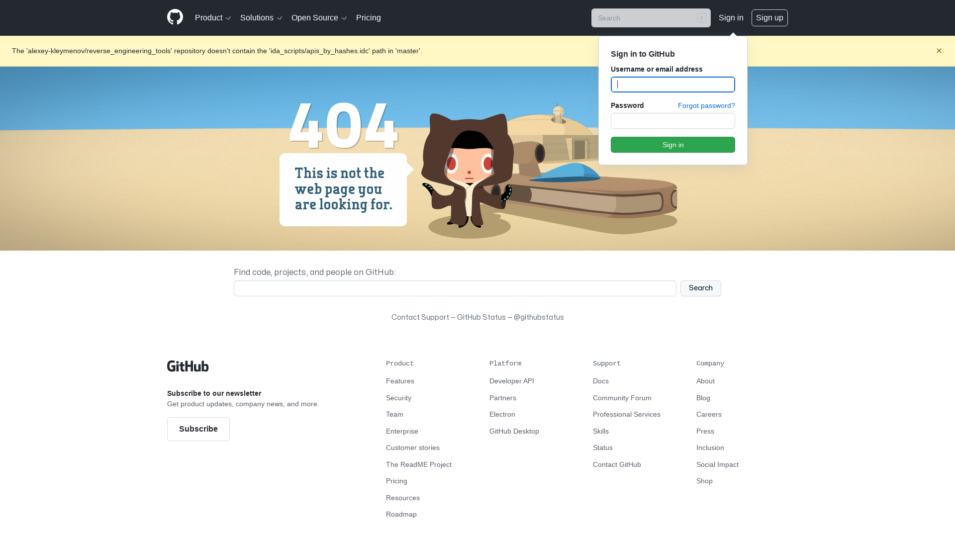 Page not found · GitHub · GitHub
