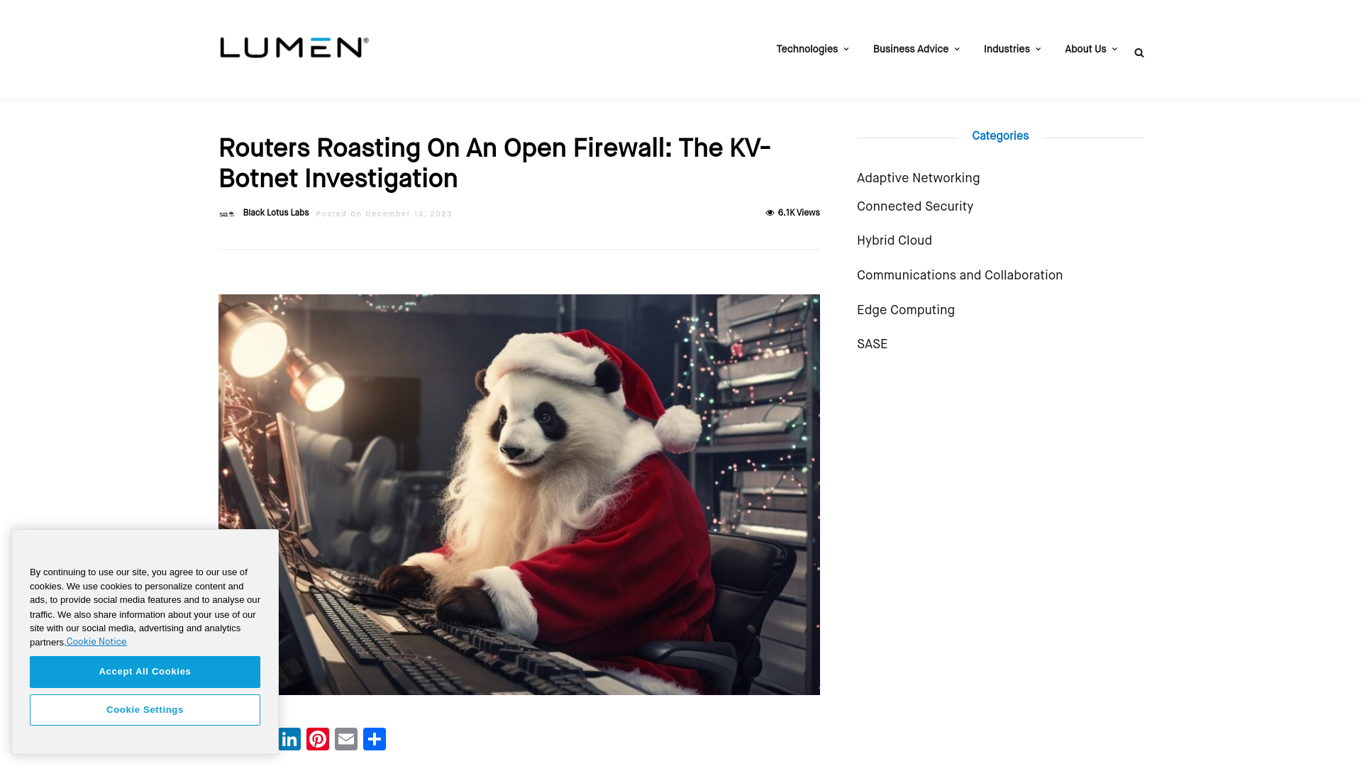 Routers Roasting on an Open Firewall: the KV-botnet Investigation - Lumen