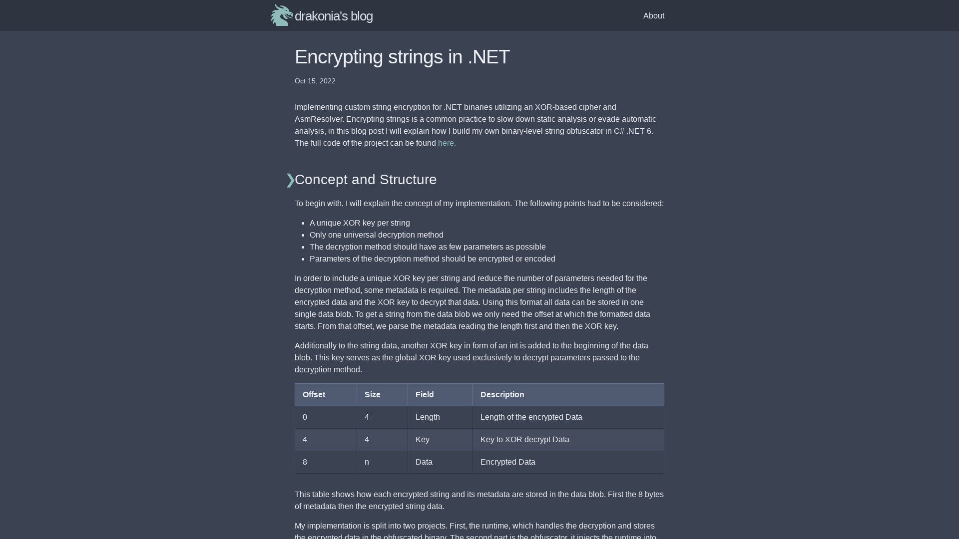 Encrypting strings in .NET | drakonia’s blog