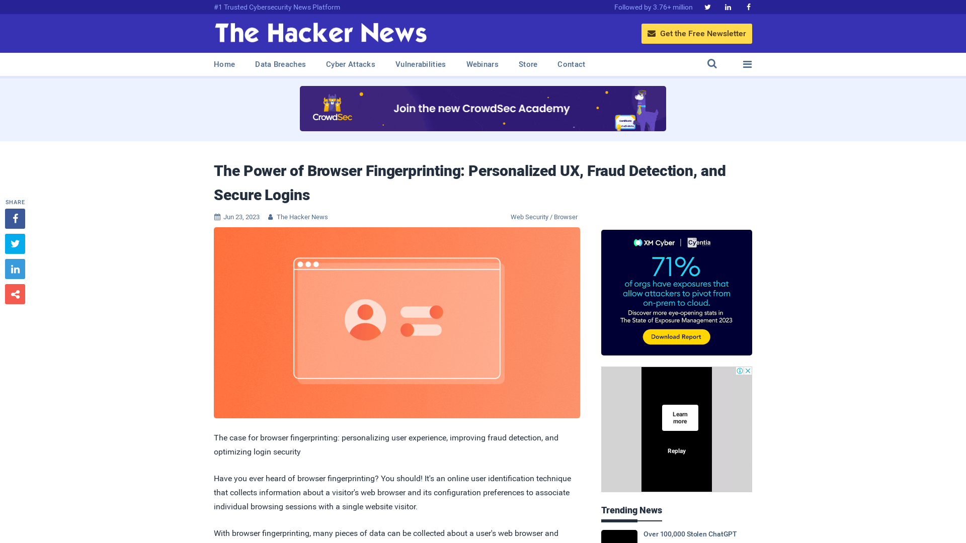 The Power of Browser Fingerprinting: Personalized UX, Fraud Detection, and Secure Logins