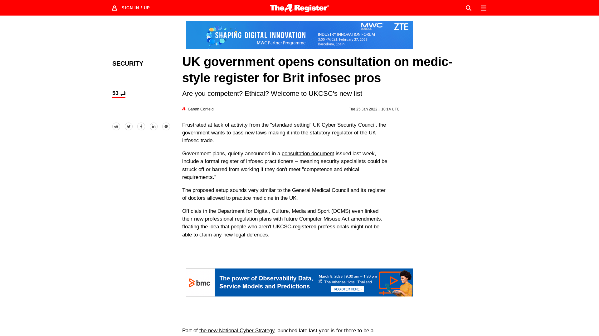 Doctor-style register planned for UK infosec professionals • The Register