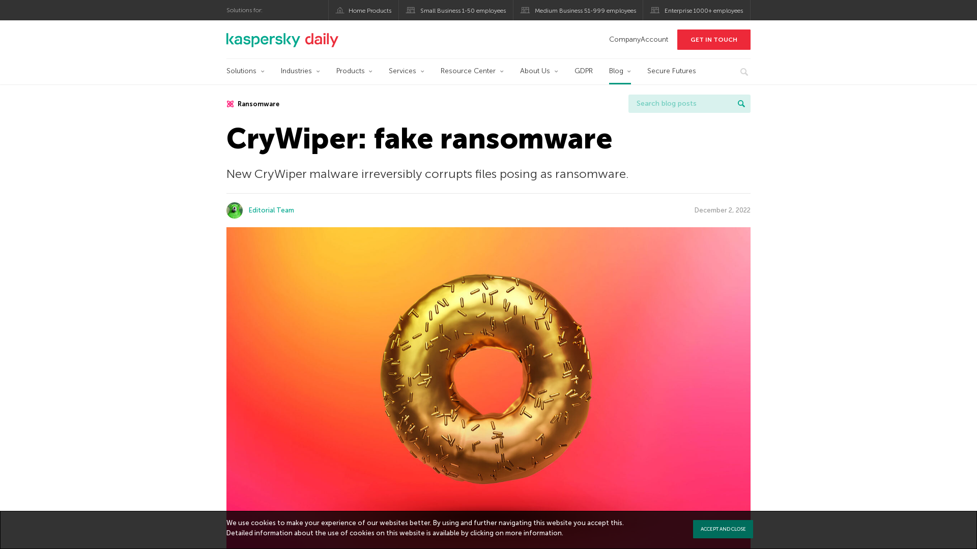 CryWiper disguised as ransomware | Kaspersky official blog