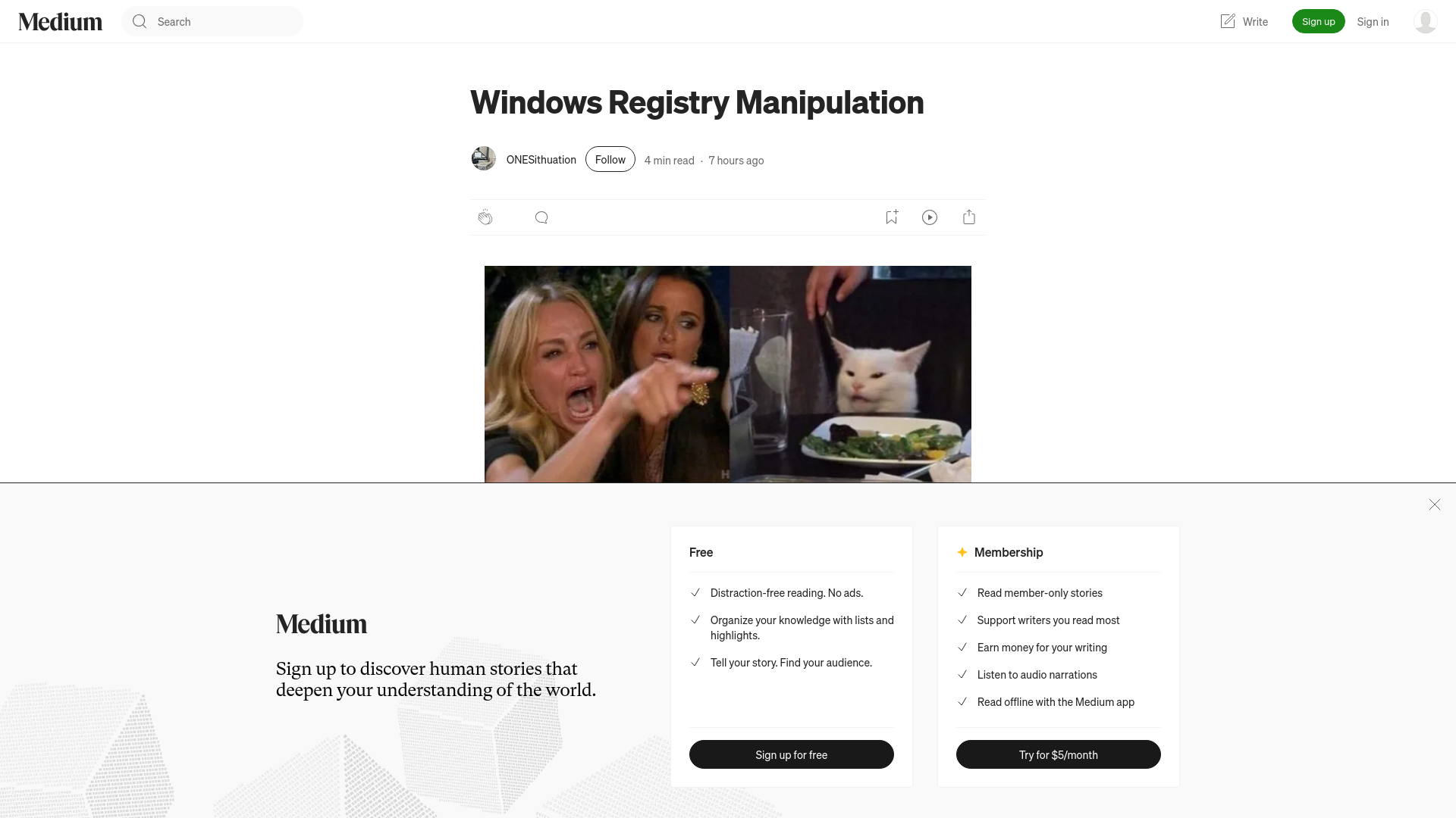 Windows Registry Manipulation. Episode 01 | by ONESithuation | Jun, 2025 | Medium