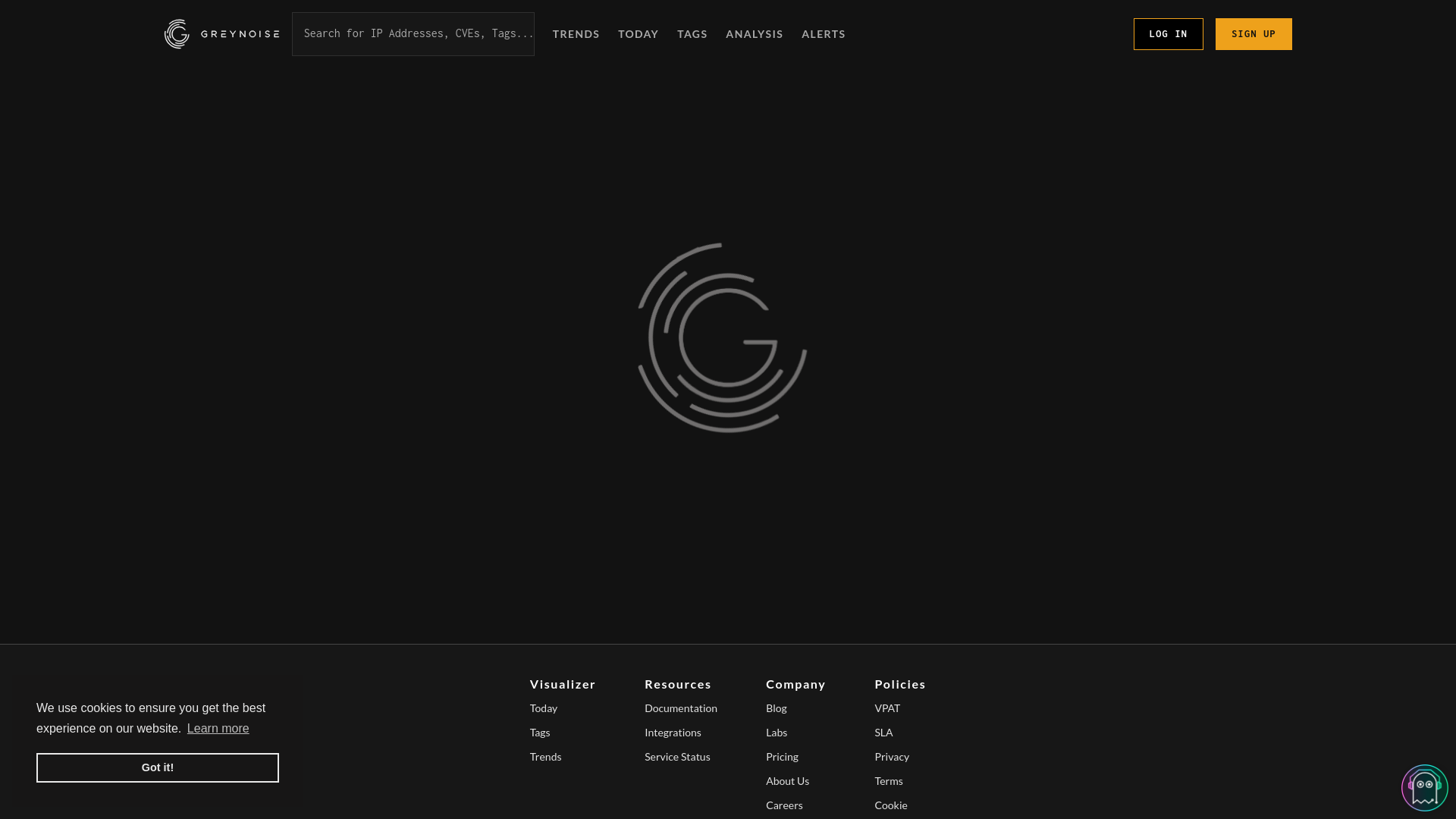 Zyxel USG SSH Backdoor Attempt | GreyNoise Visualizer