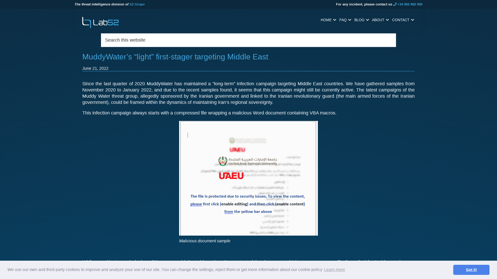 MuddyWater’s “light” first-stager targeting Middle East