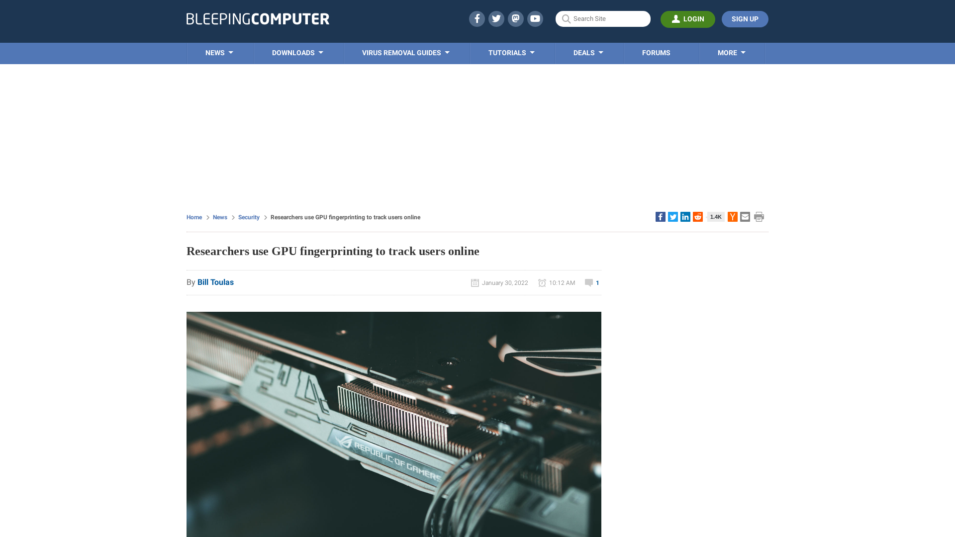 Researchers use GPU fingerprinting to track users online