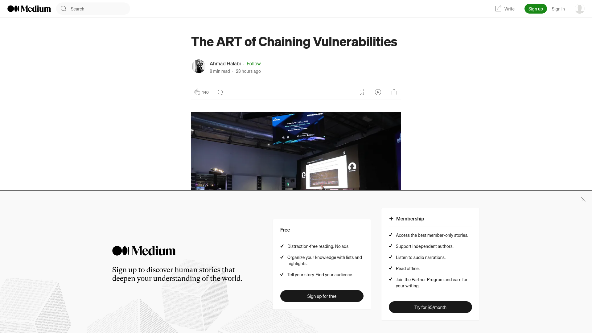 The ART of Chaining Vulnerabilities | by Ahmad Halabi | Dec, 2023 | Medium