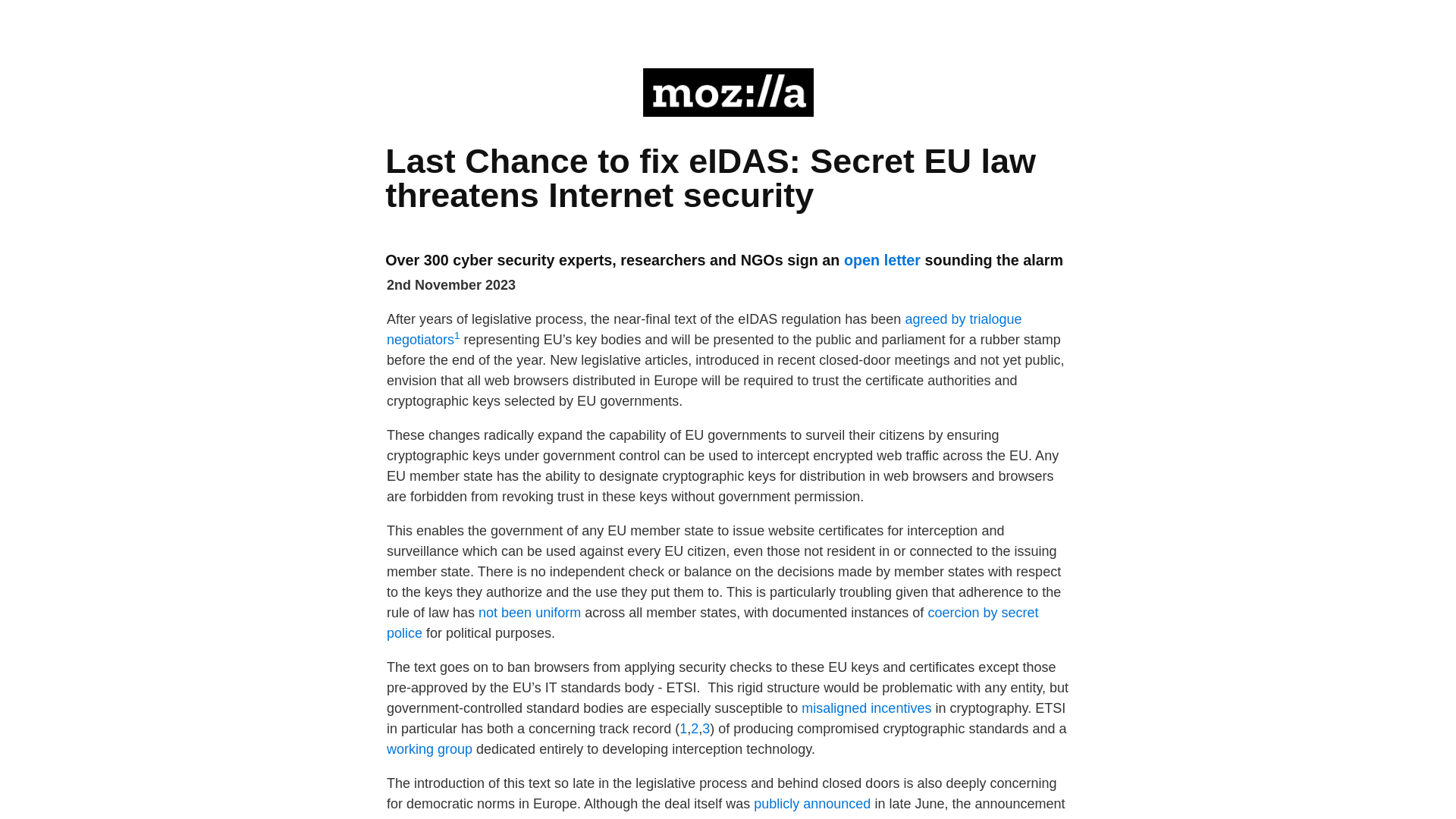 Last Chance to fix eIDAS