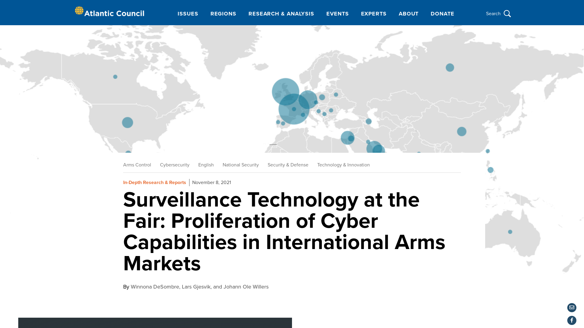 Surveillance Technology at the Fair: Proliferation of Cyber Capabilities in International Arms Markets - Atlantic Council