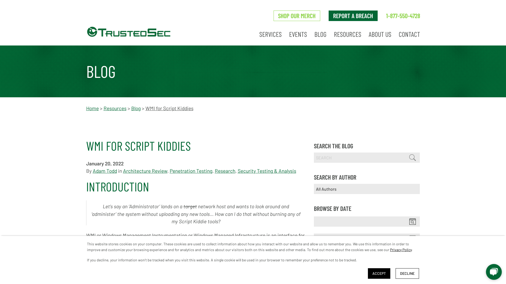 WMI for Script Kiddies - TrustedSec