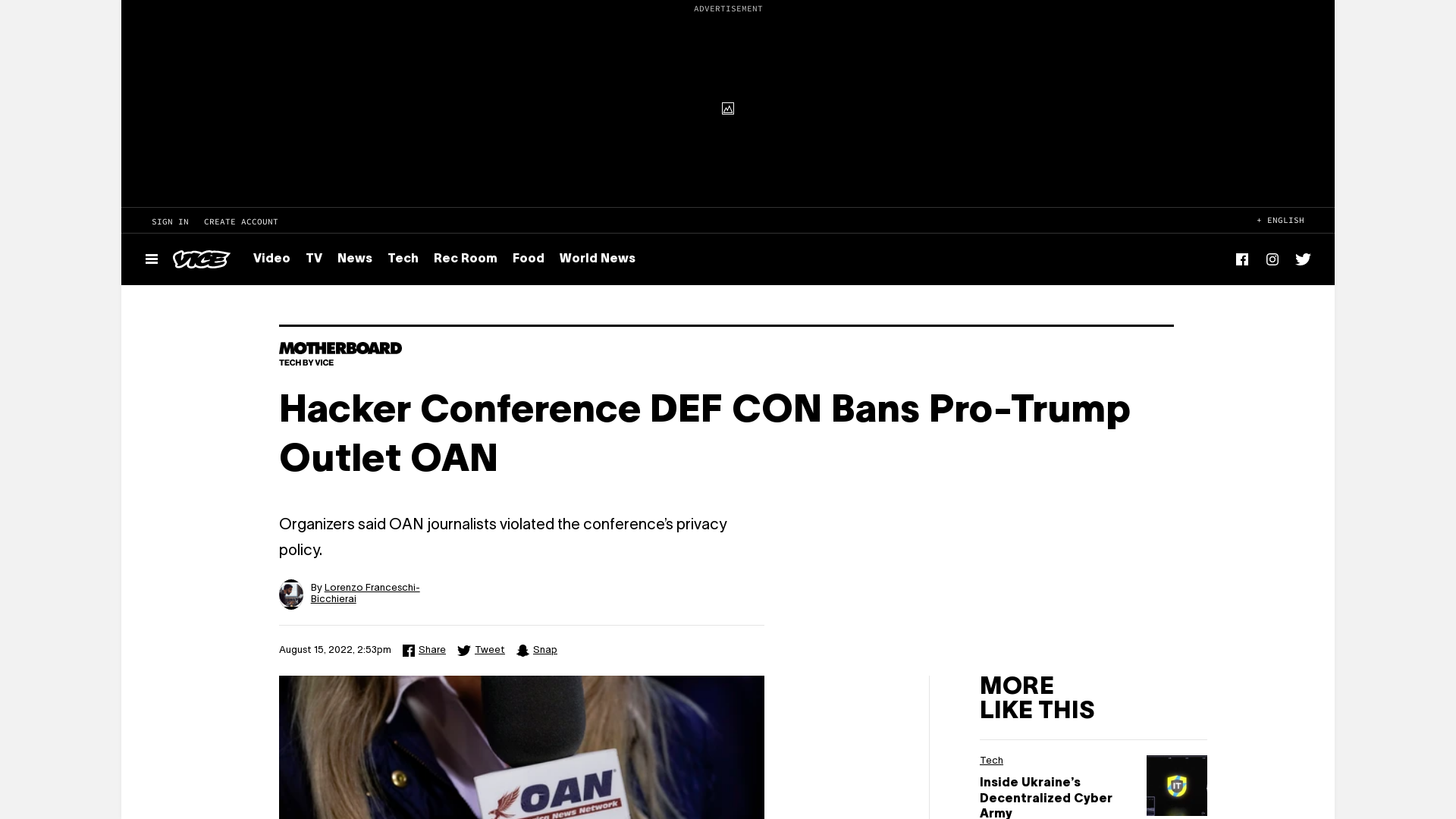 Hacker Conference DEF CON Bans Pro-Trump Outlet OAN