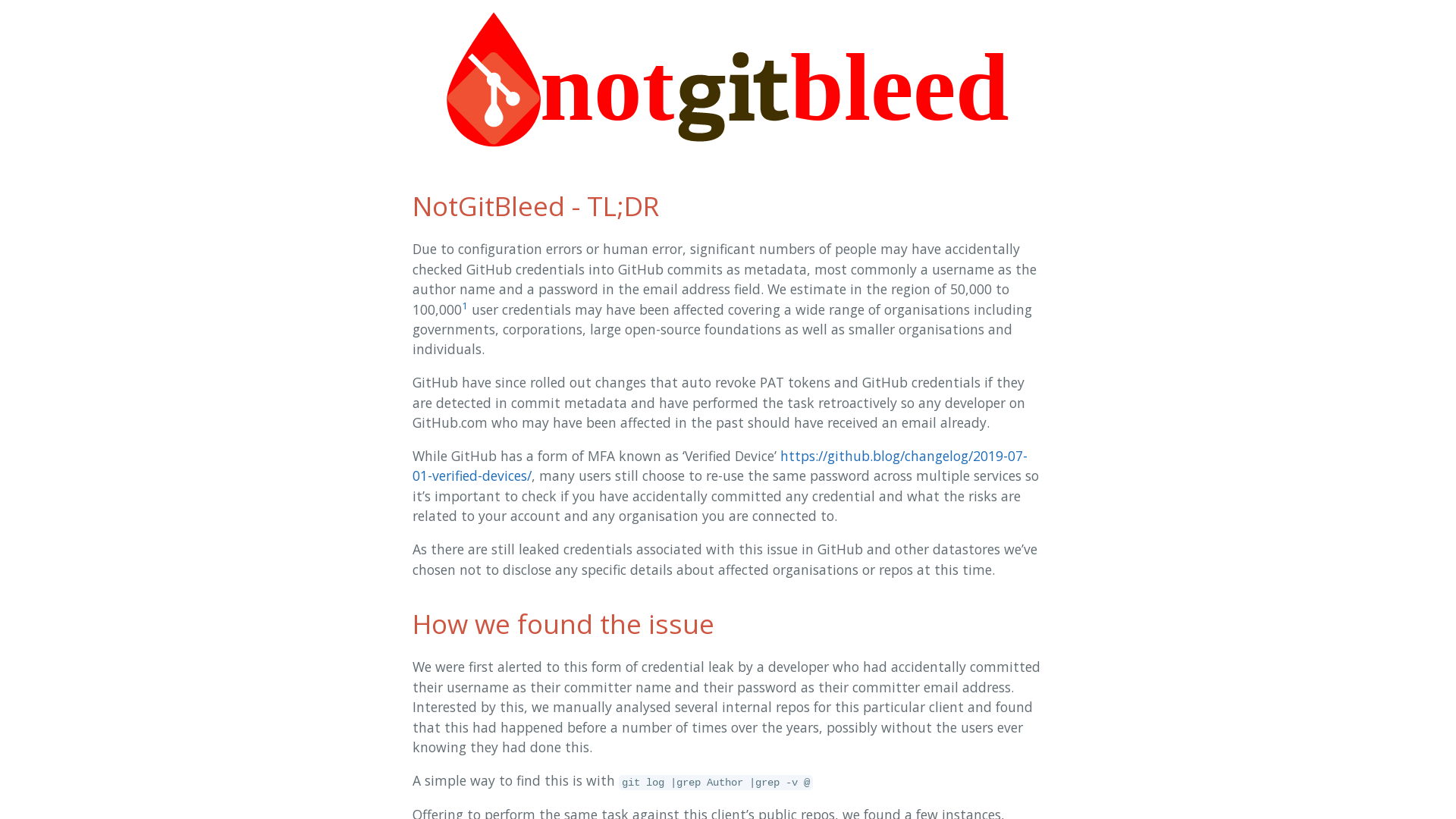NotGitBleed - TL;DR | Notgitbleed