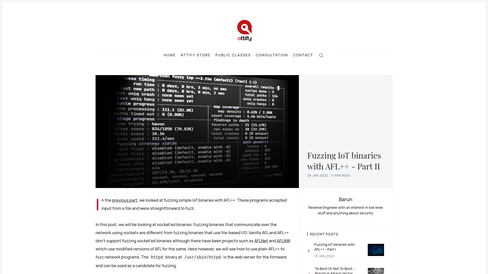 Fuzzing IoT binaries with AFL++ - Part II