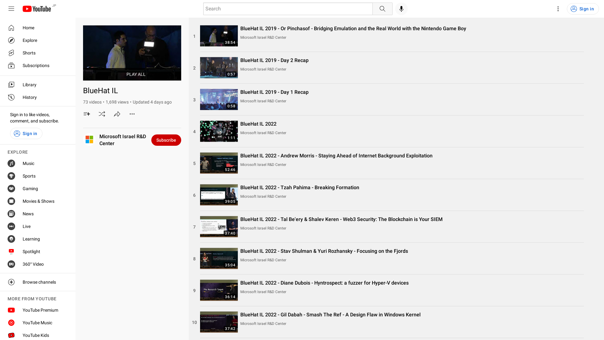BlueHat IL - YouTube