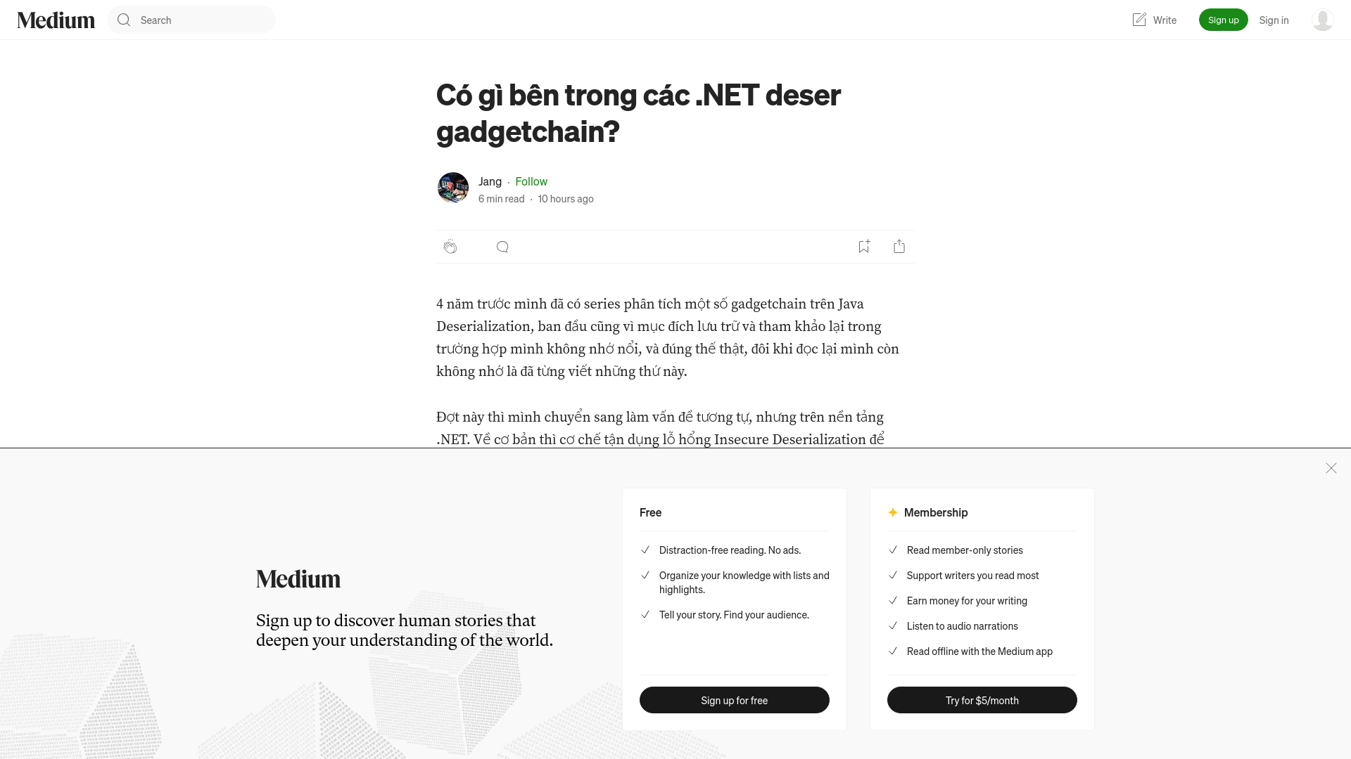 Có gì bên trong các .NET deser gadgetchain? | by Jang | Dec, 2024 | Medium