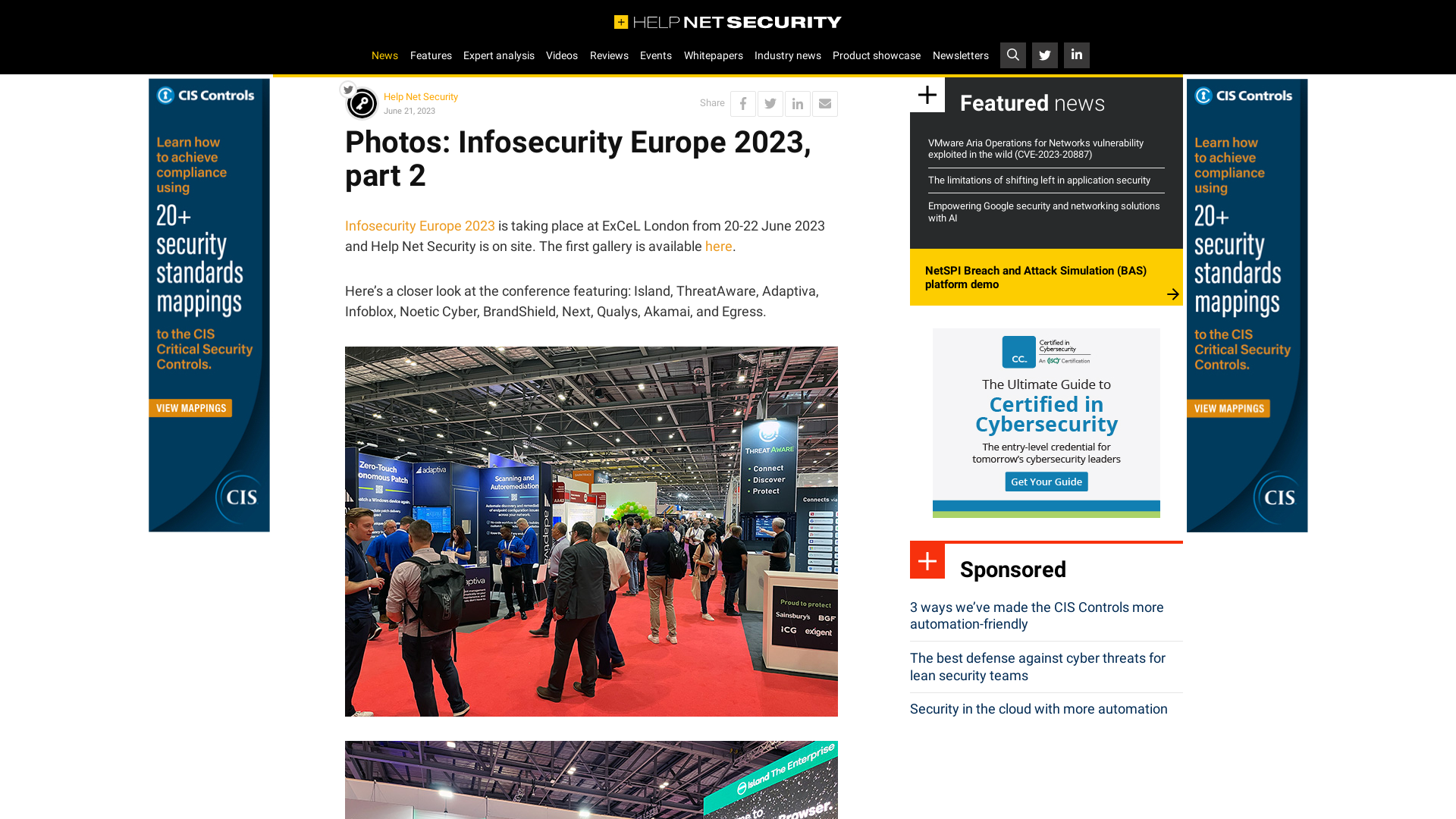 Photos: Infosecurity Europe 2023, part 2 - Help Net Security