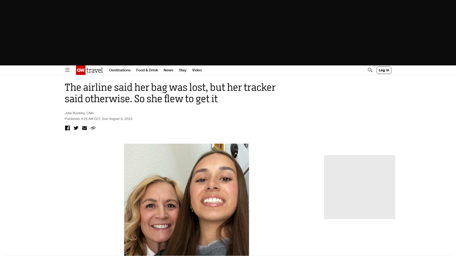 This woman used an AirTag to track her lost bag -- and fly to get it | CNN