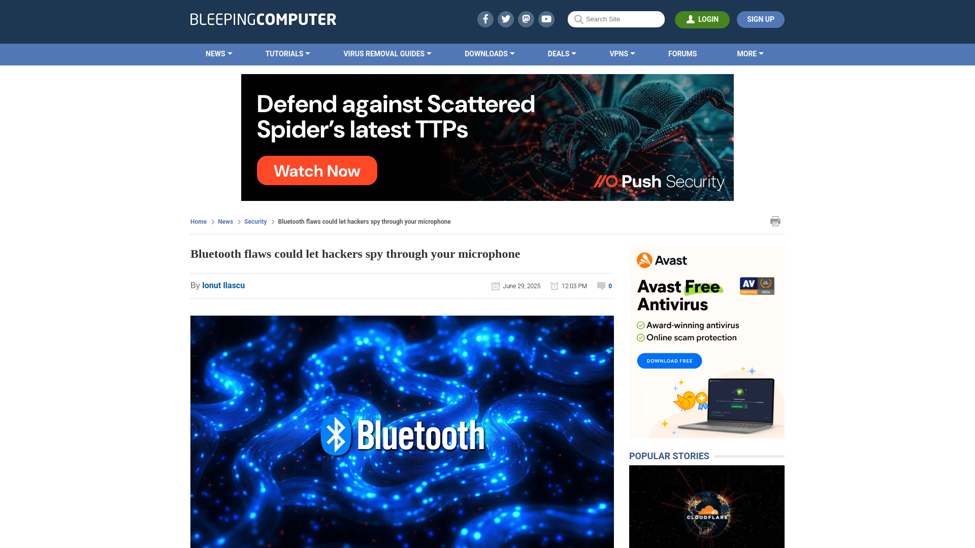 Bluetooth flaws could let hackers spy through your microphone