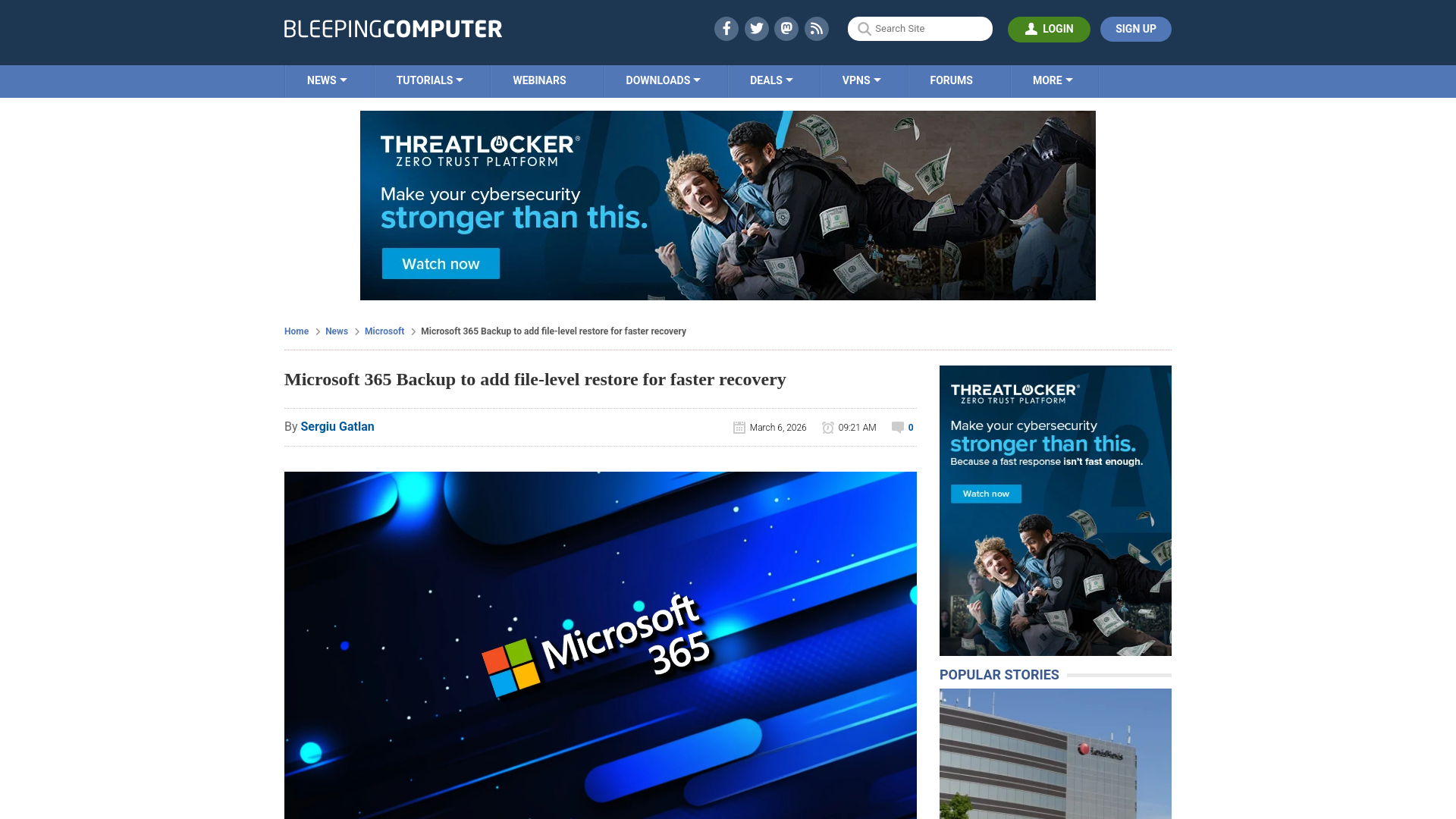 Microsoft 365 Backup to add file-level restore for faster recovery