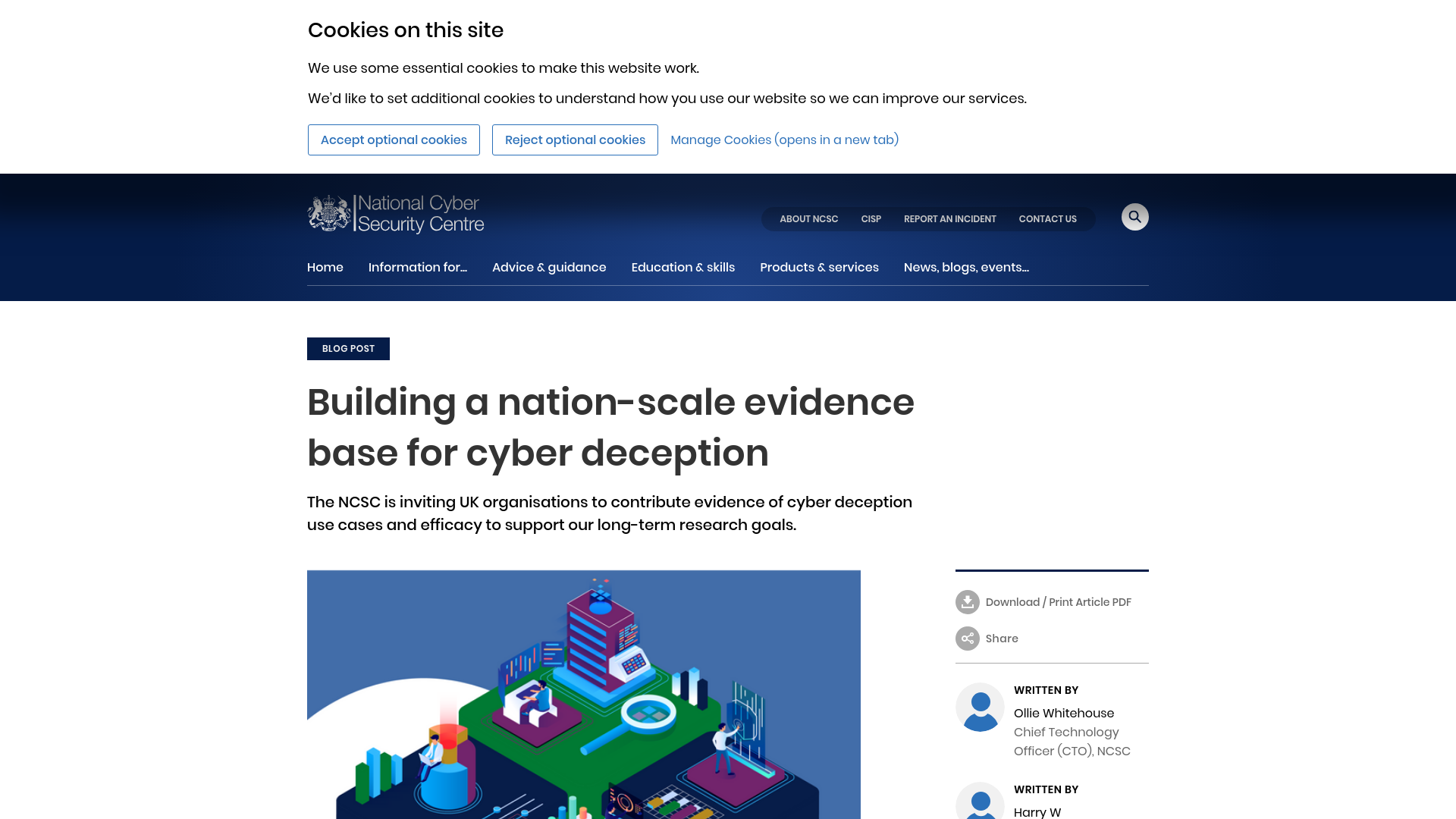 Building a nation-scale evidence base for cyber deception - NCSC.GOV.UK