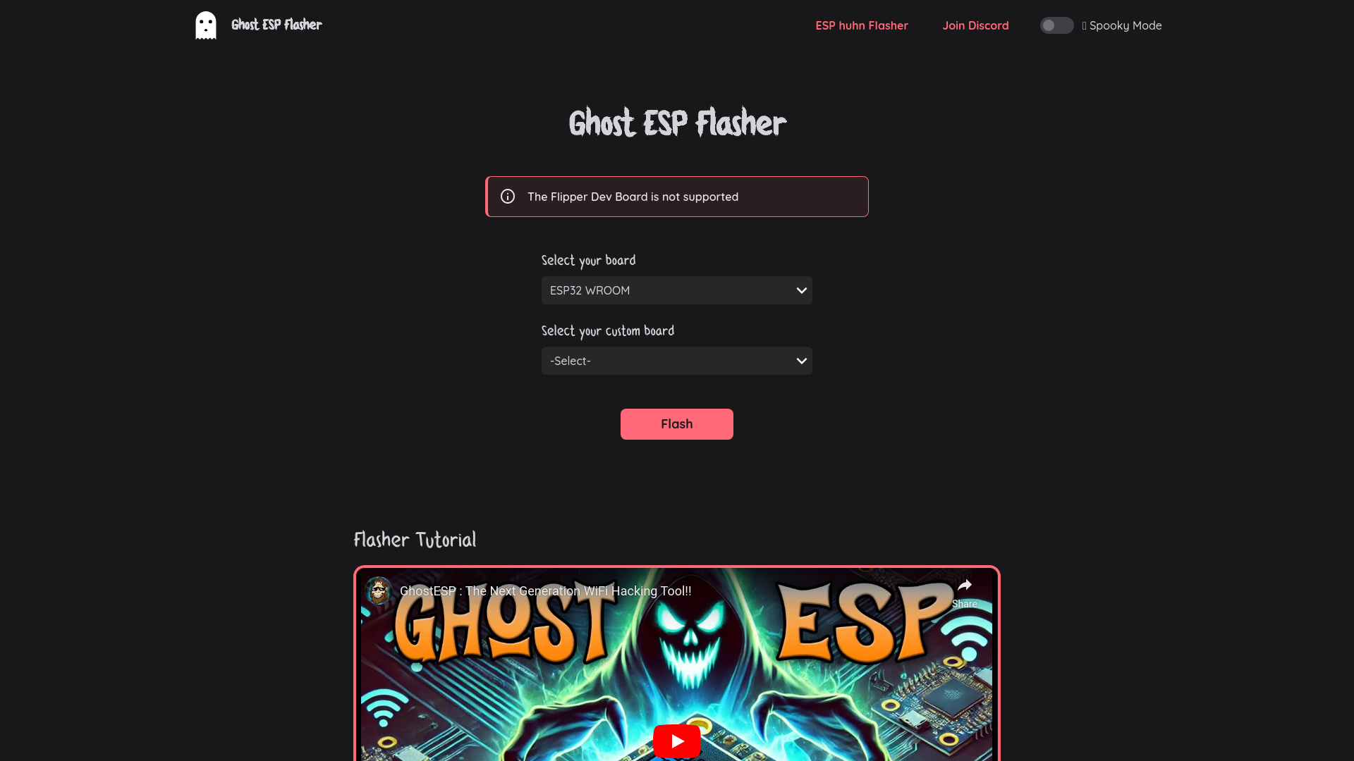 👻 Ghost ESP Flasher 👻