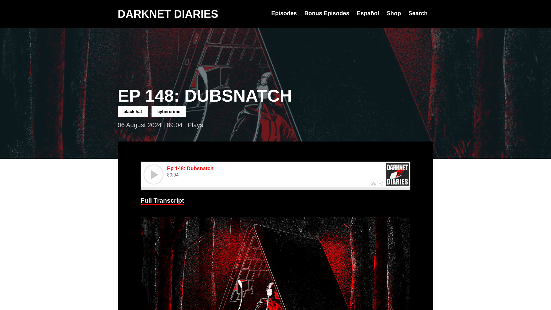 Dubsnatch – Darknet Diaries