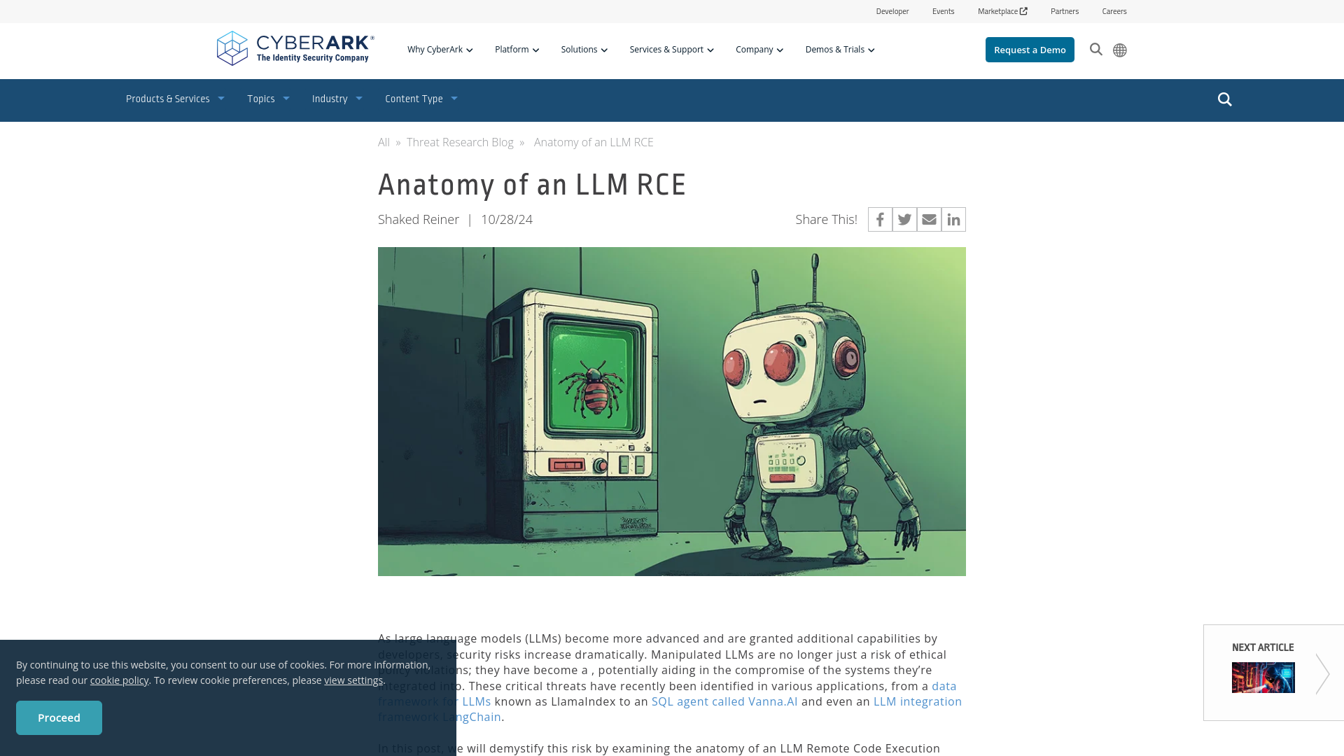 Anatomy of an LLM RCE