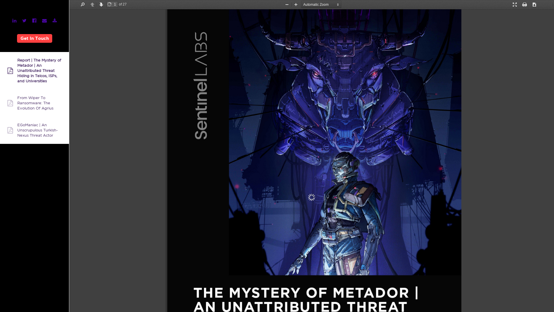 Report | The Mystery of Metador | An Unattributed Threat Hiding in