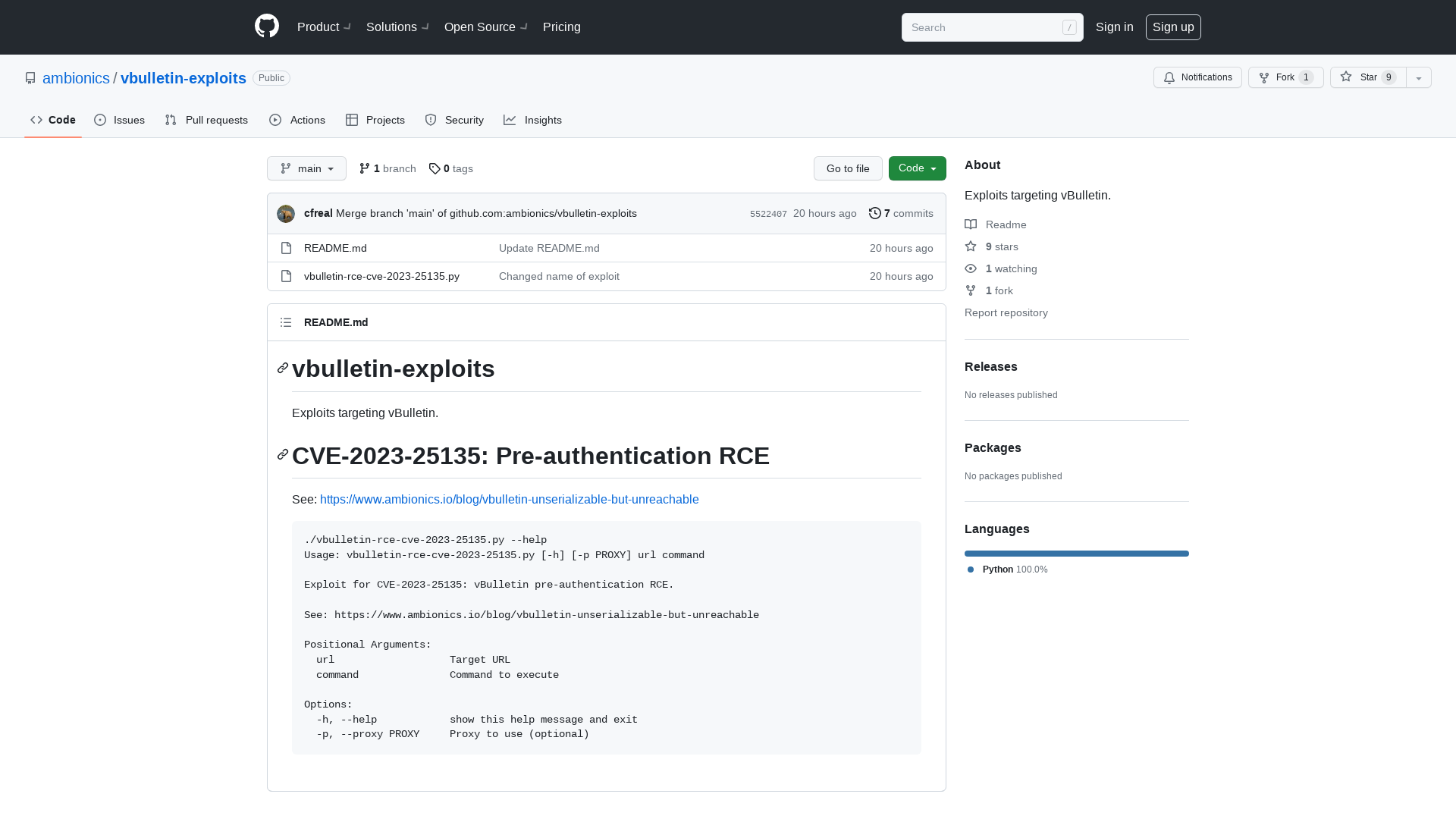 GitHub - ambionics/vbulletin-exploits: Exploits targeting vBulletin.