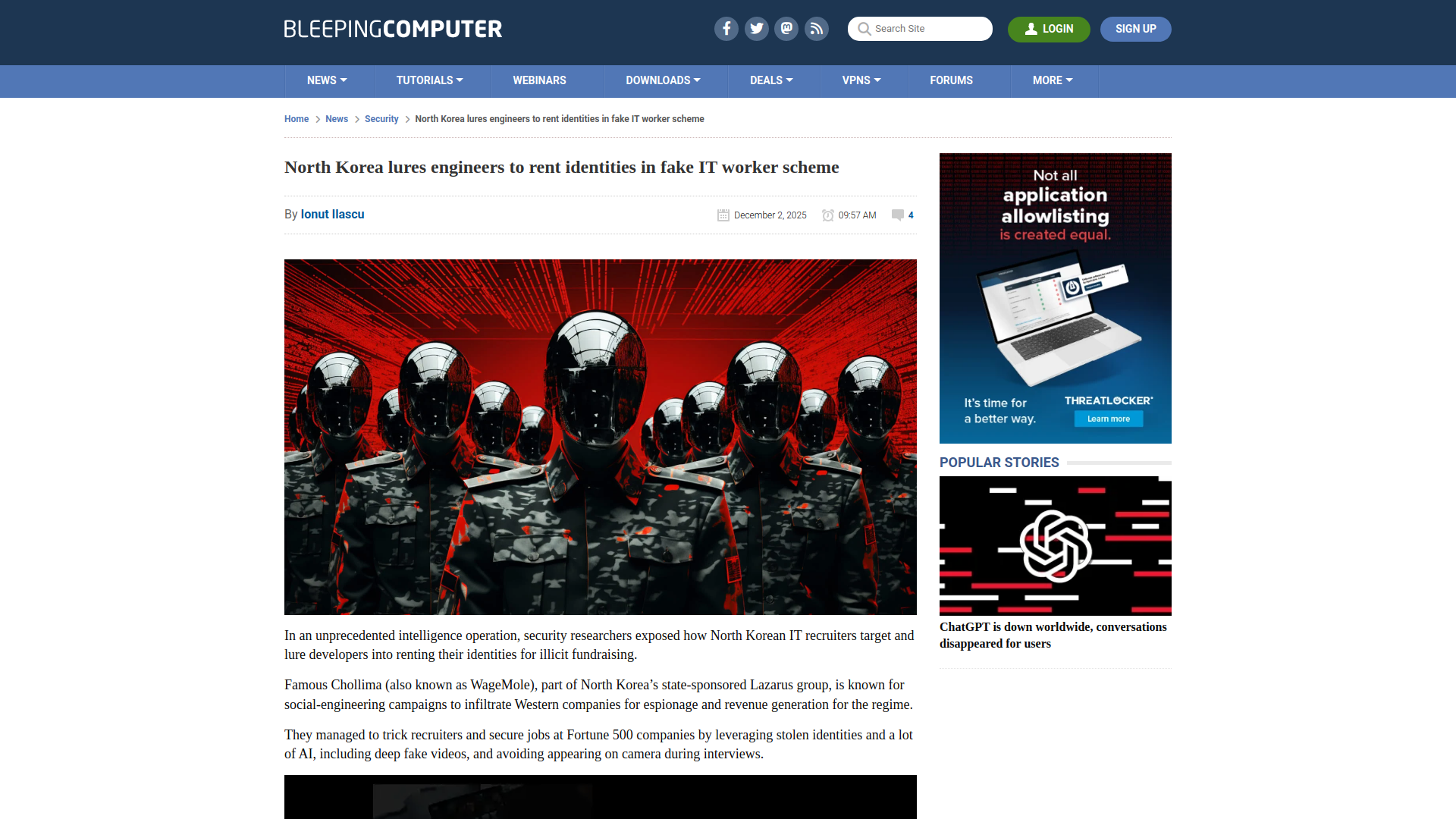 North Korea lures engineers to rent identities in fake IT worker scheme